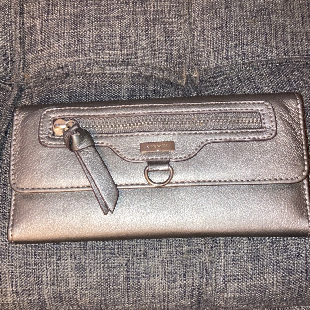 Nine West Silver Wallet